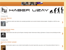 Tablet Screenshot of haberuzay.com